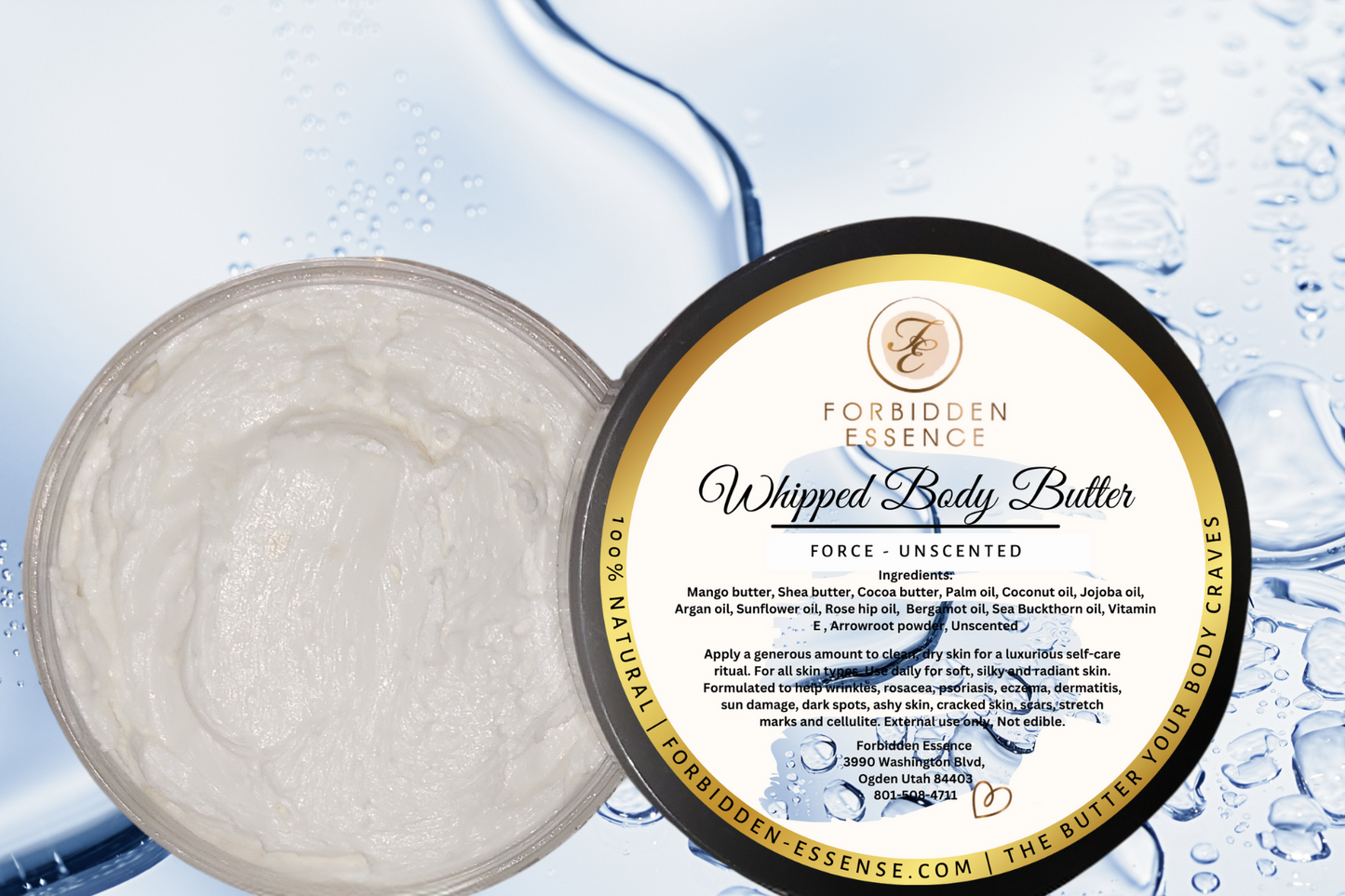 specialized whipped body butter - force (extra strength)