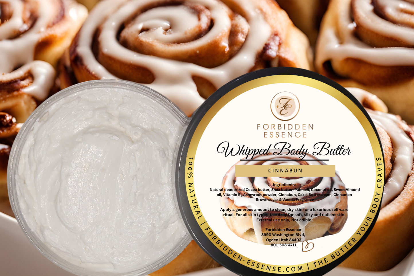 whipped body butter cinnabun