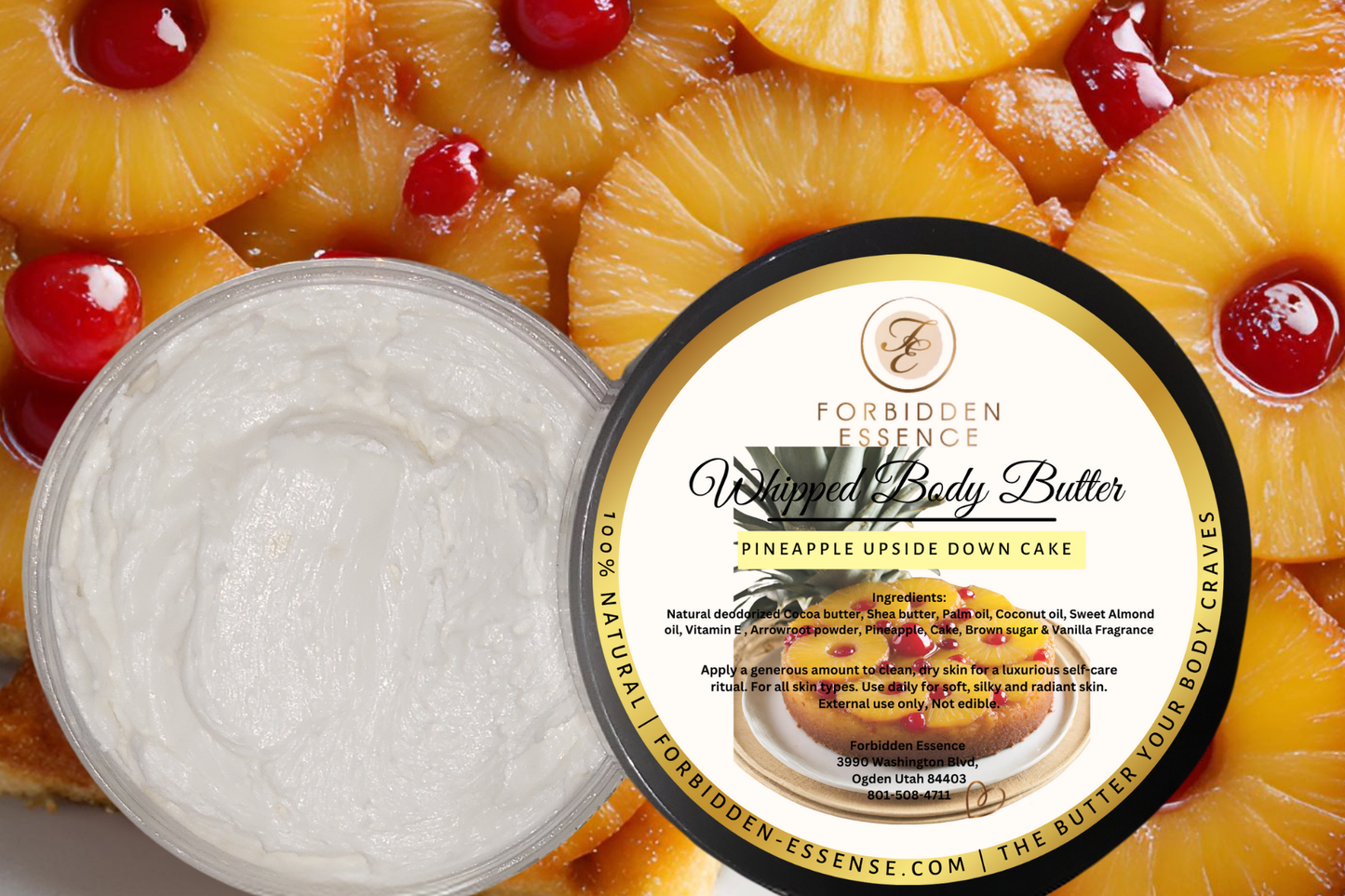 whipped body butter pineapple upside down cake