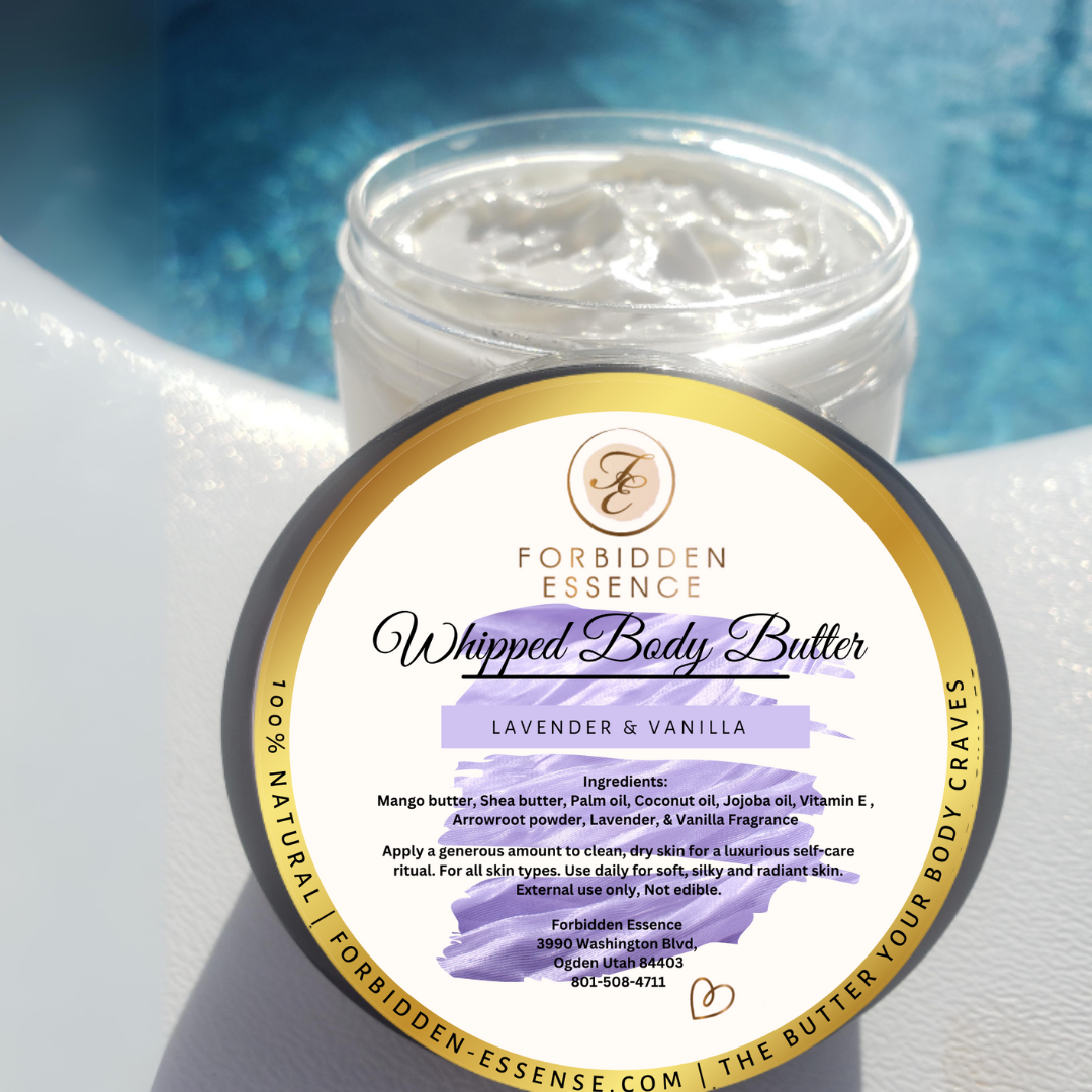 whipped body butter lavender & vanilla