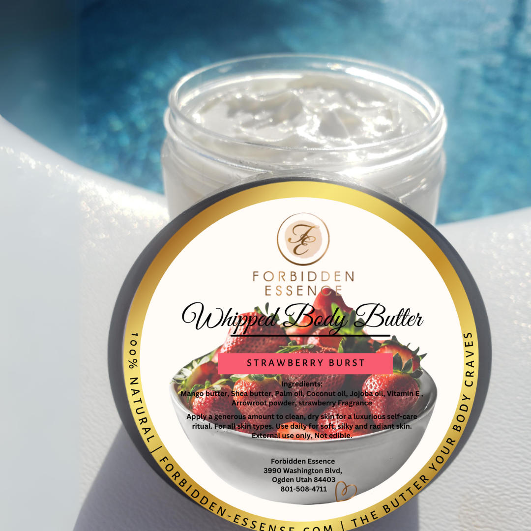 whipped body butter strawberry burst