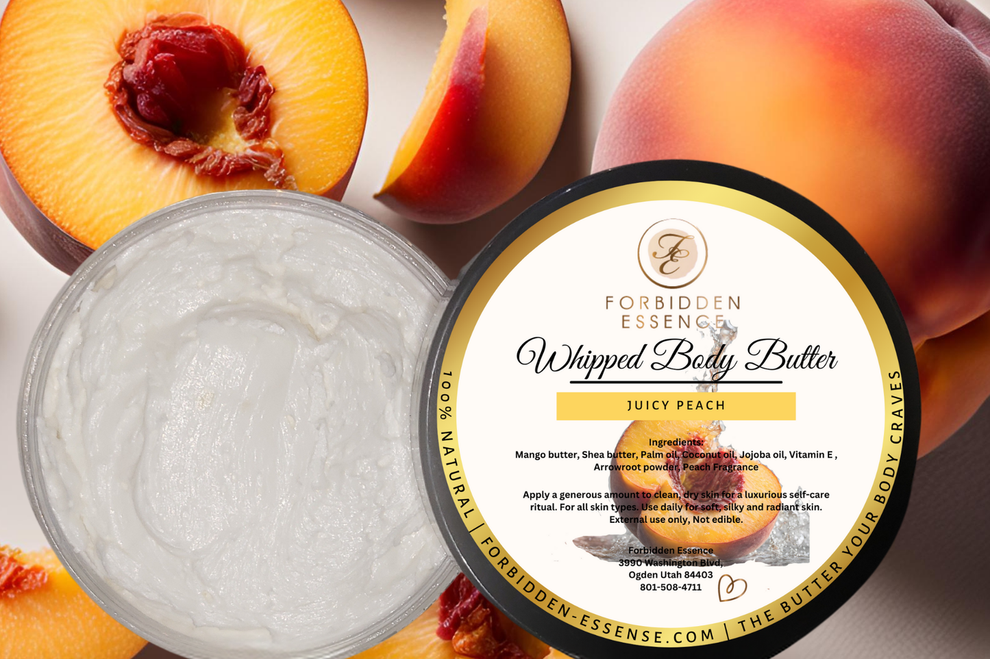 whipped body butter juicy peach