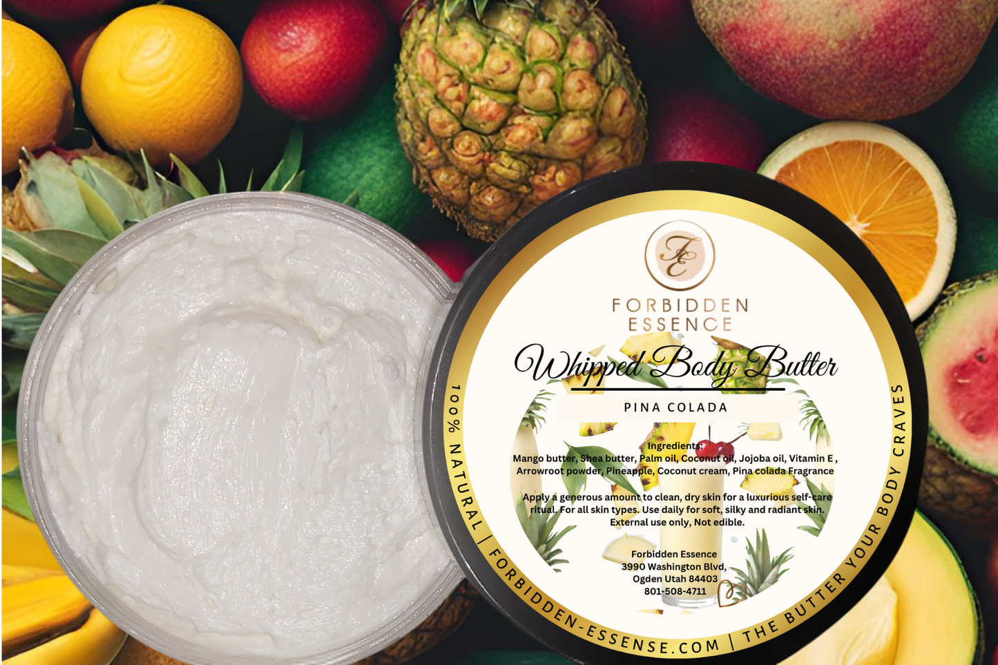 whipped body butter pina colada