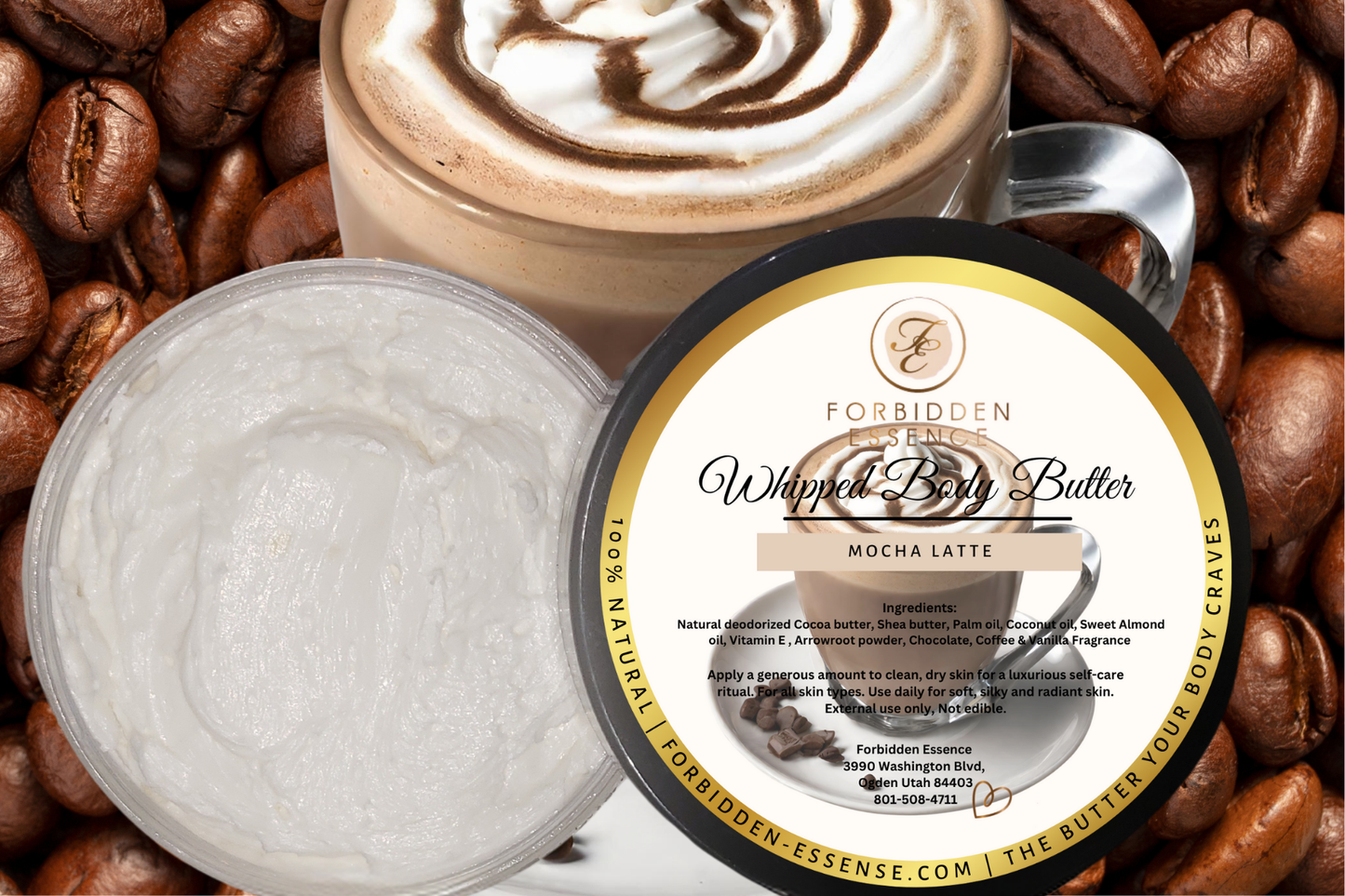 whipped body butter mocha latte