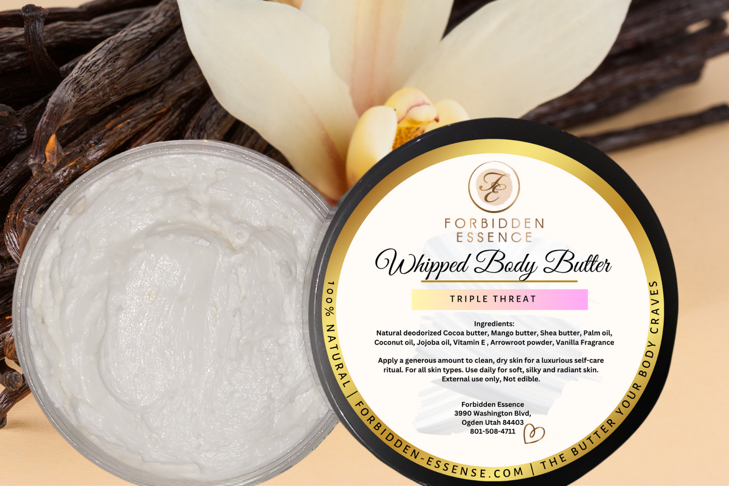 whipped body butter triple threat - vanilla