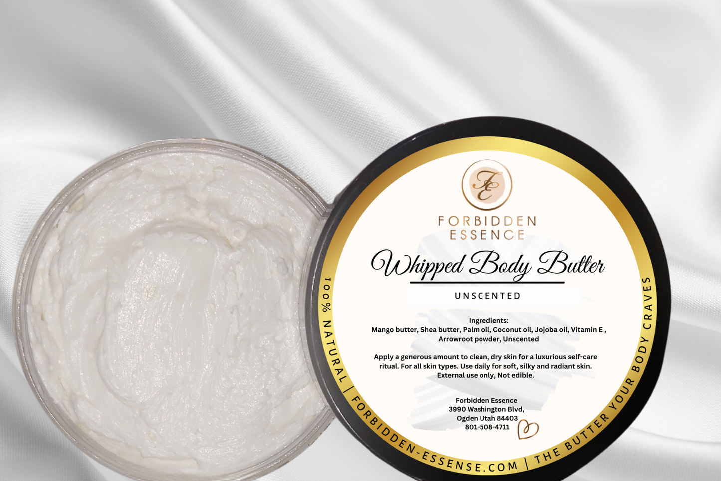 whipped body butter unscented