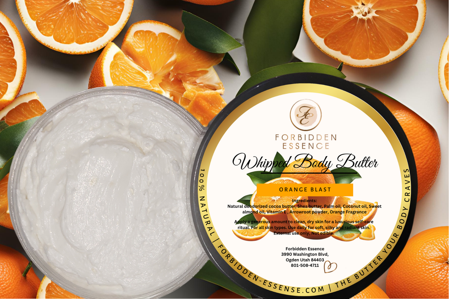 whipped body butter orange blast