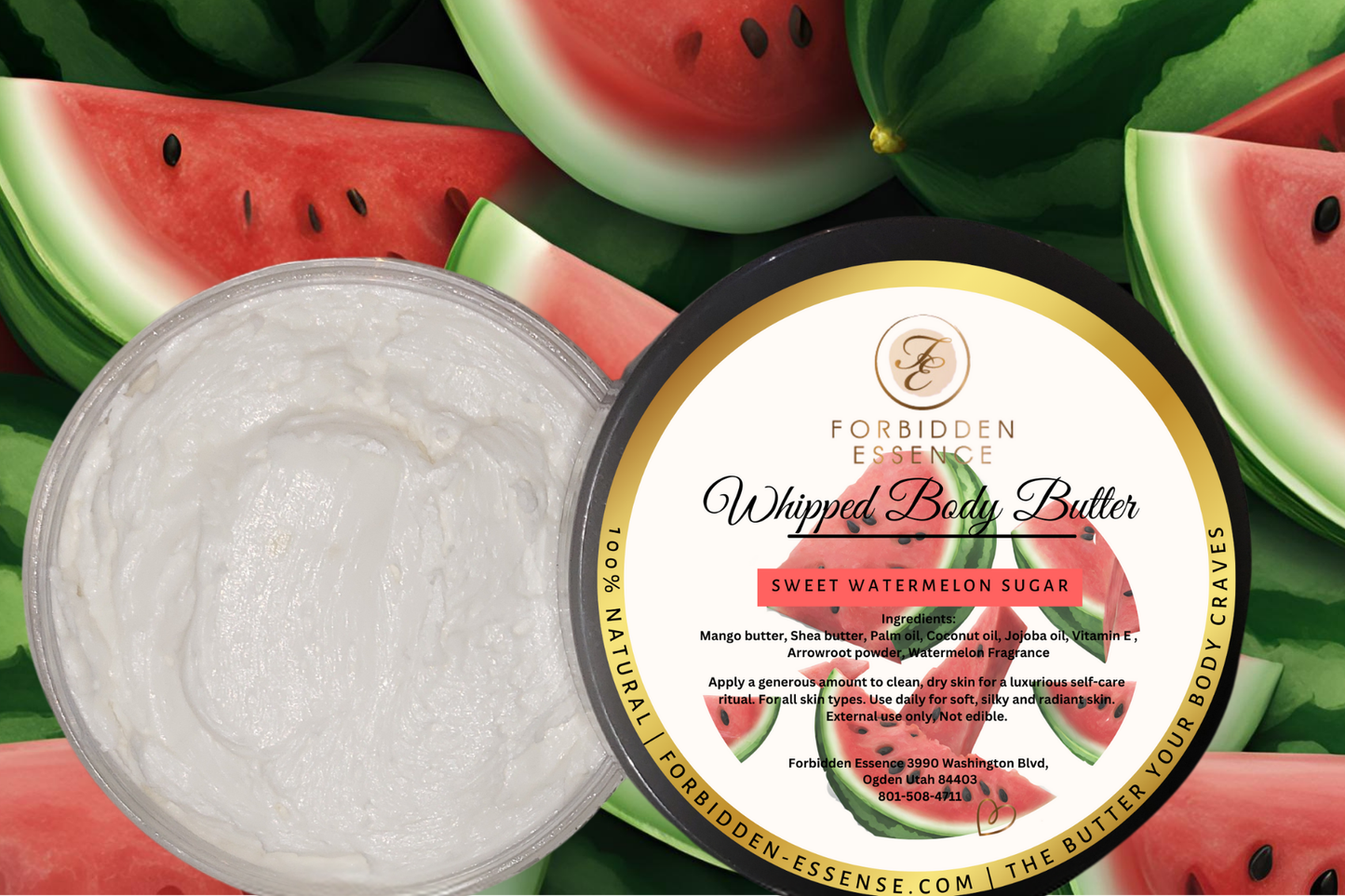 whipped body butter sweet watermelon sugar