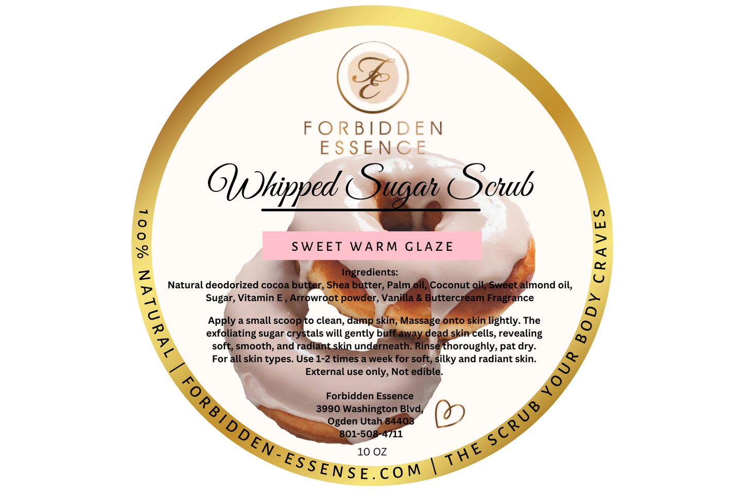 sweet warm glaze whipped sugar scrub