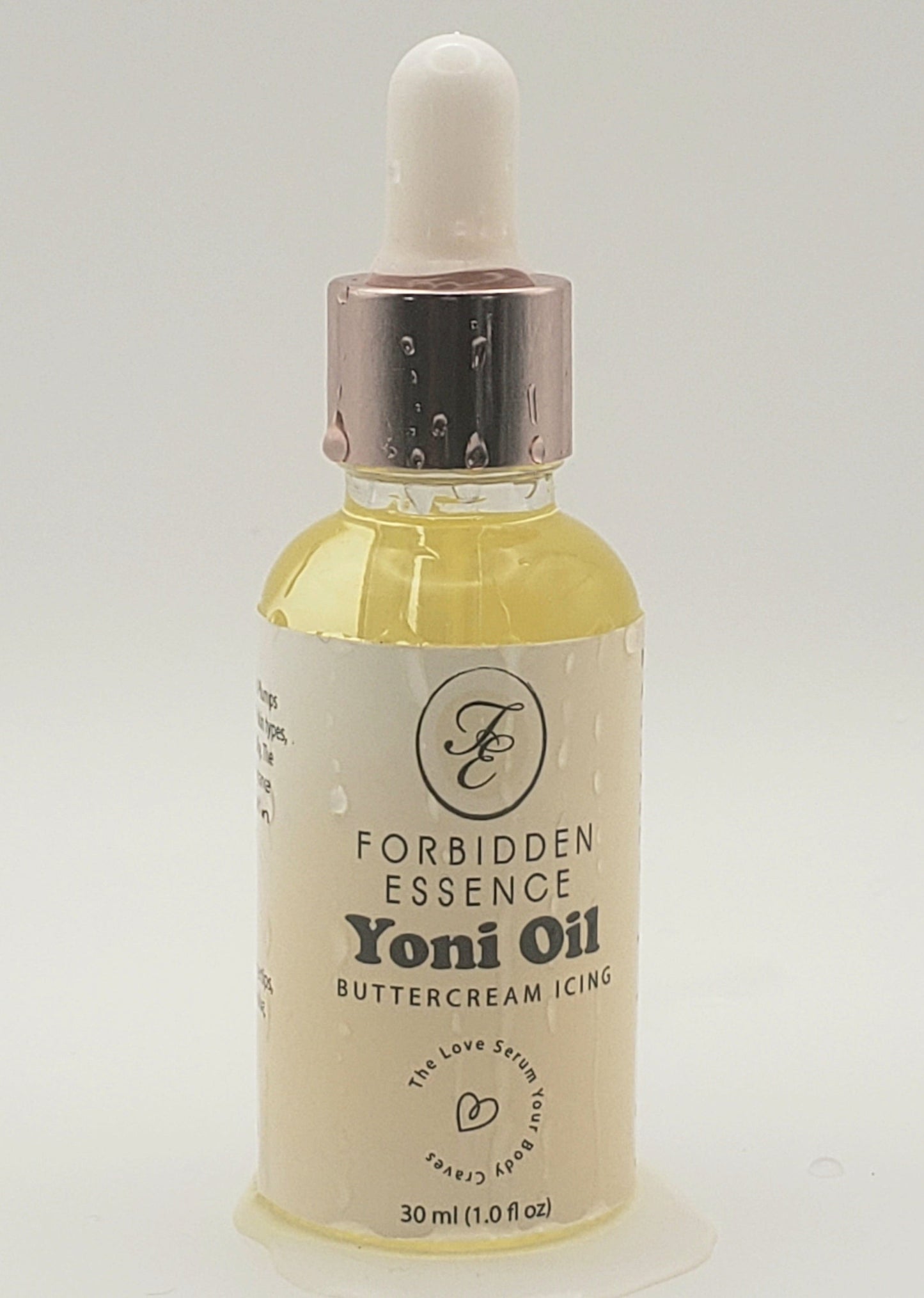 yoni oil buttercream icing