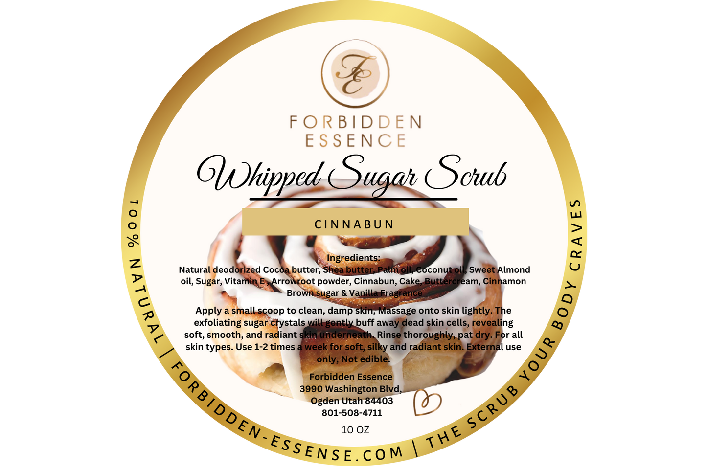 cinnabun whipped sugar scrub