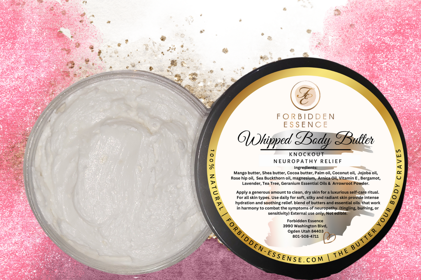 specialized -  knockout - neuropathy relief whipped body butter