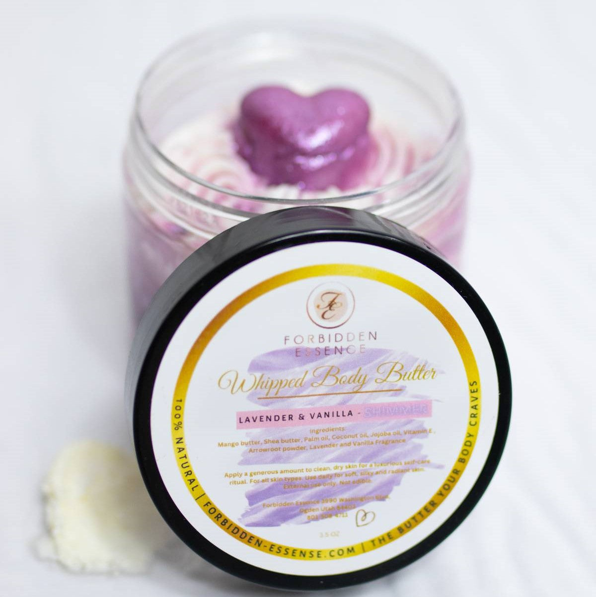 lavender and vanilla - shimmering elegance (perfume collection)