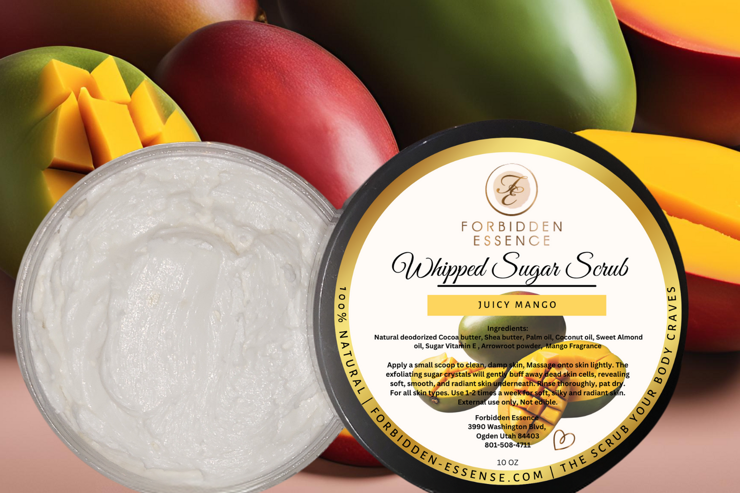 juicy mango whipped sugar scrub