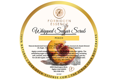 Juicy Peach Whipped Sugar Scrub