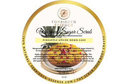 Pineapple Upside Down Cake Whipped Sugar Scrub