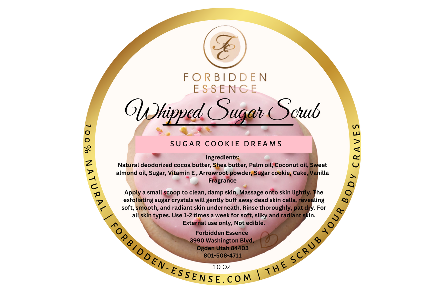 sugar cookie dreams whipped sugar scrub