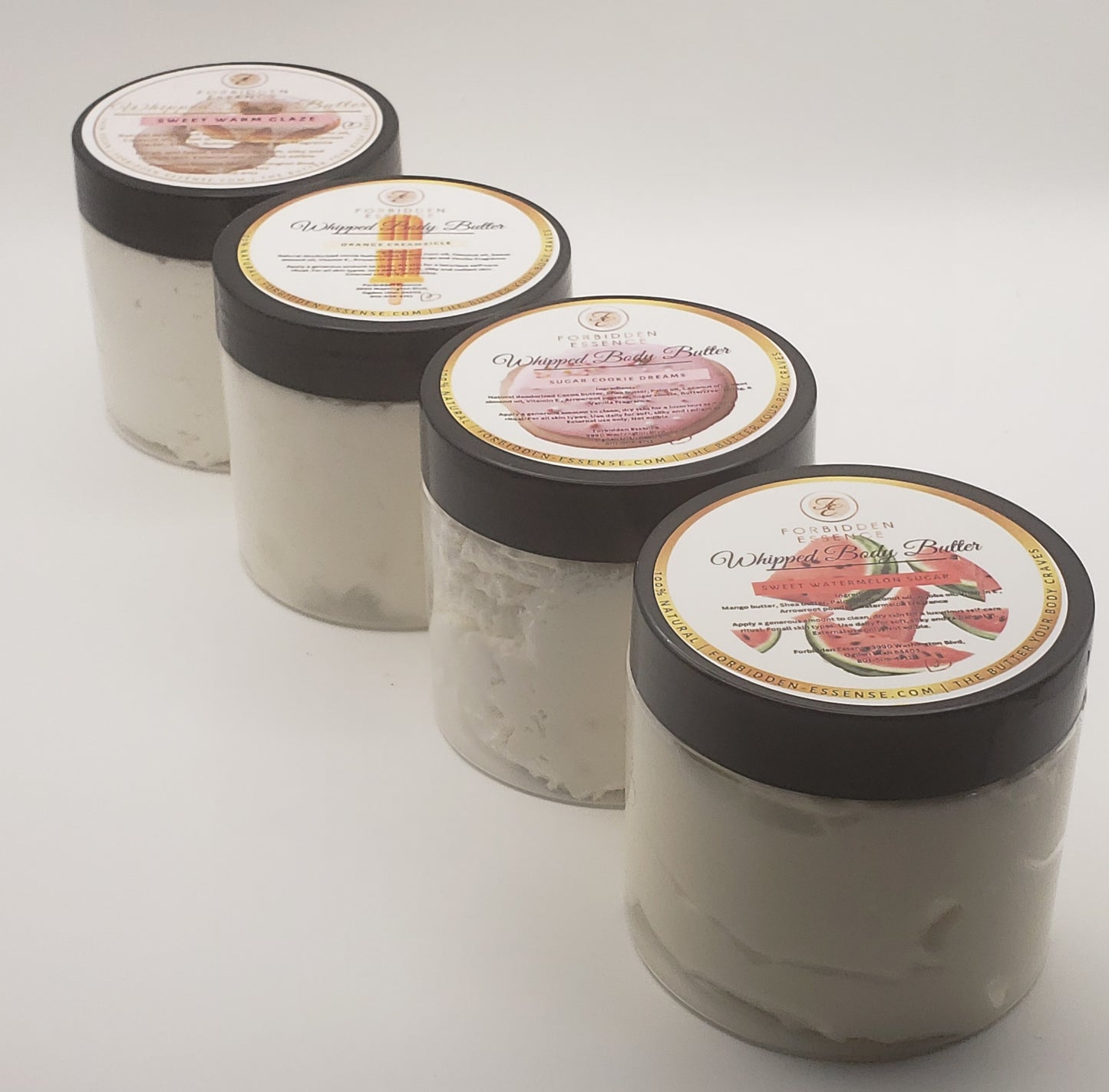 (4) teaser - 3.5 whipped body butters bundle